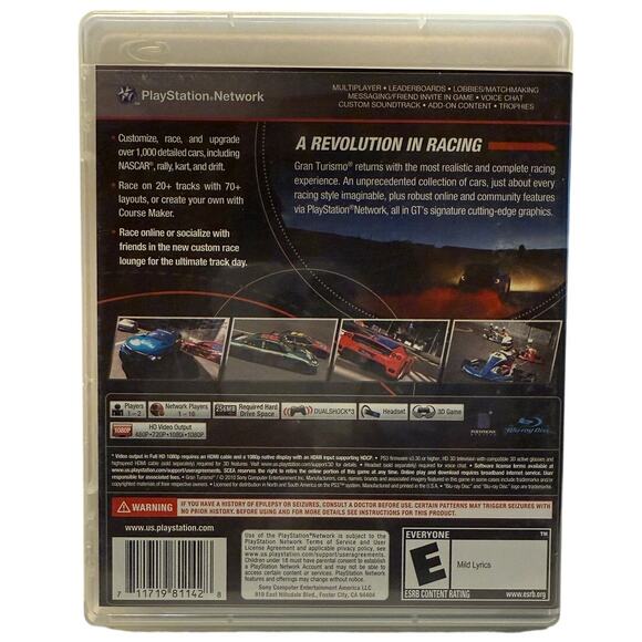 Gran Turismo 5 (Sony PlayStation 3, 2010) Complete CIB Mint Condition - Picture 2 of 6